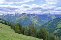 Blick von Gröbnerhals ins Karwendel